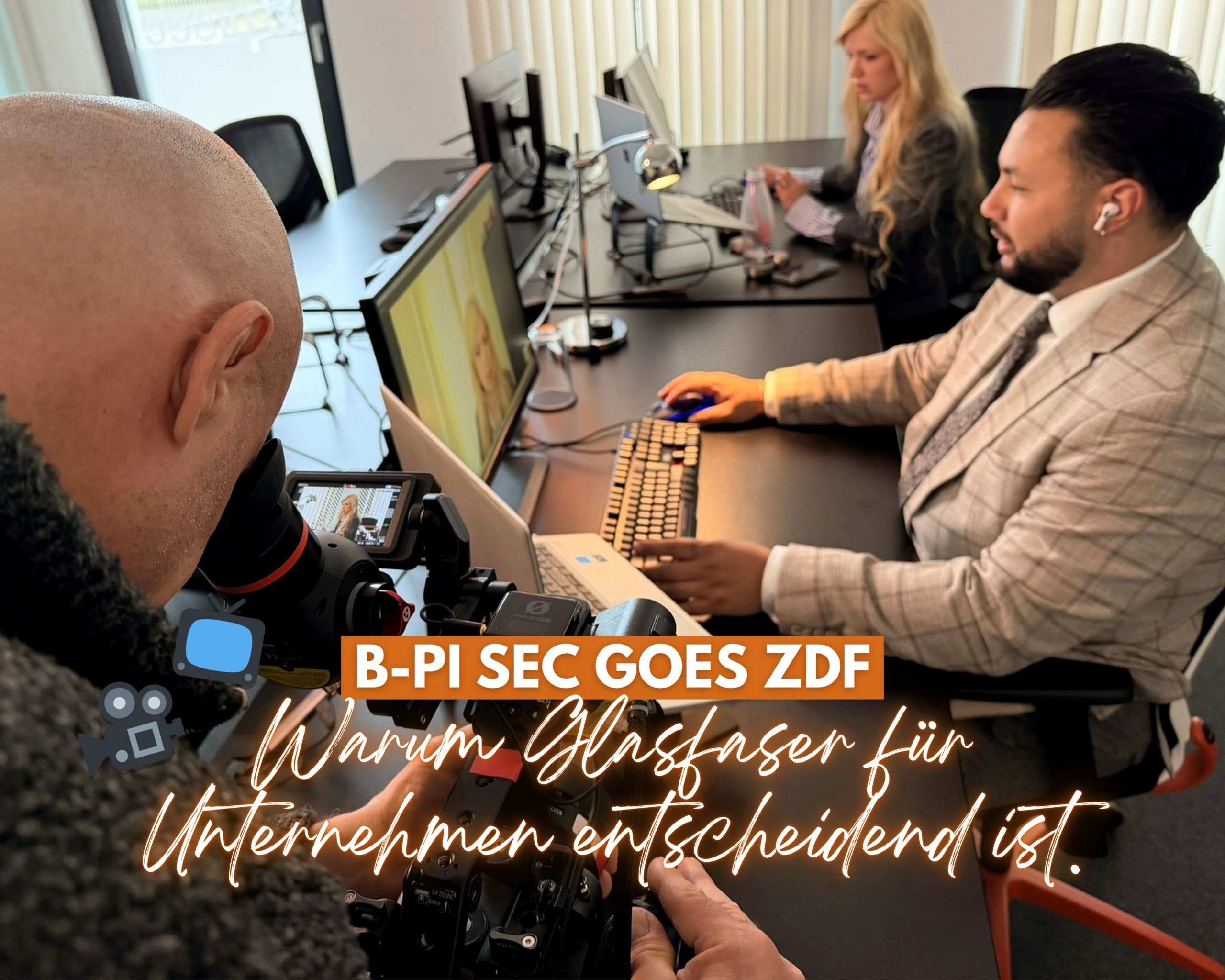 b-pi sec goes ZDF – Warum Glasfaser für Unternehmen unverzichtbar wird